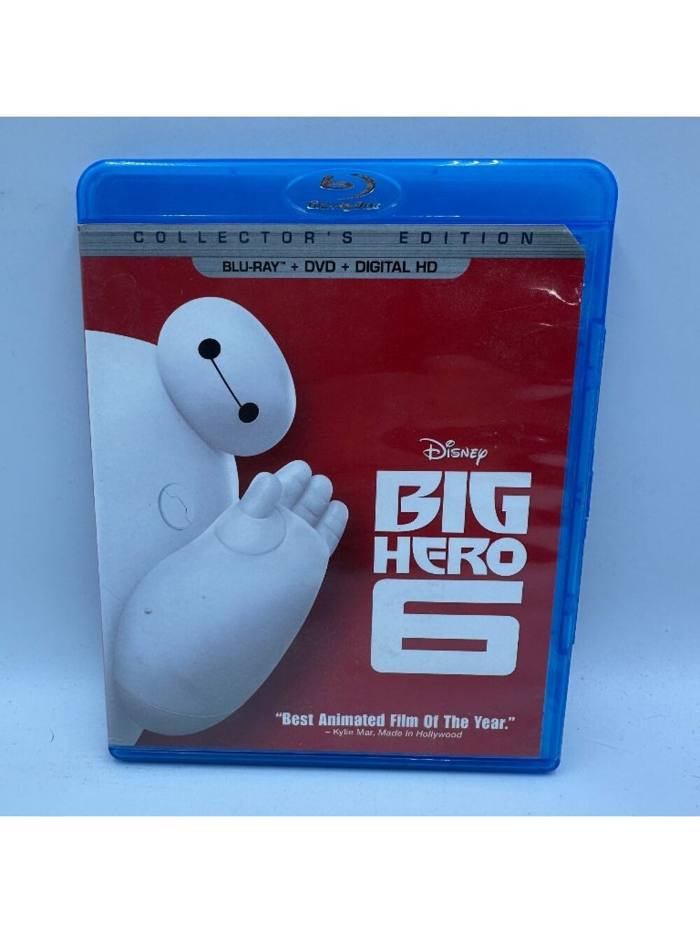 Disney Big Hero 6 Blu-ray DVD HD Collectors Edition 2014 Animated Film PG